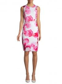 Floral Sleeveless Sheath Dress at Saks Off 5th